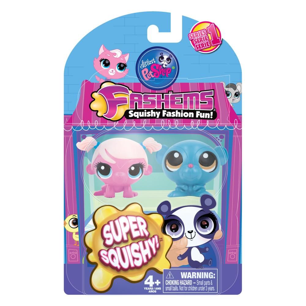 Fash'ems Littlest Pet shop Gyűjthető figurák S1, 2 db-os