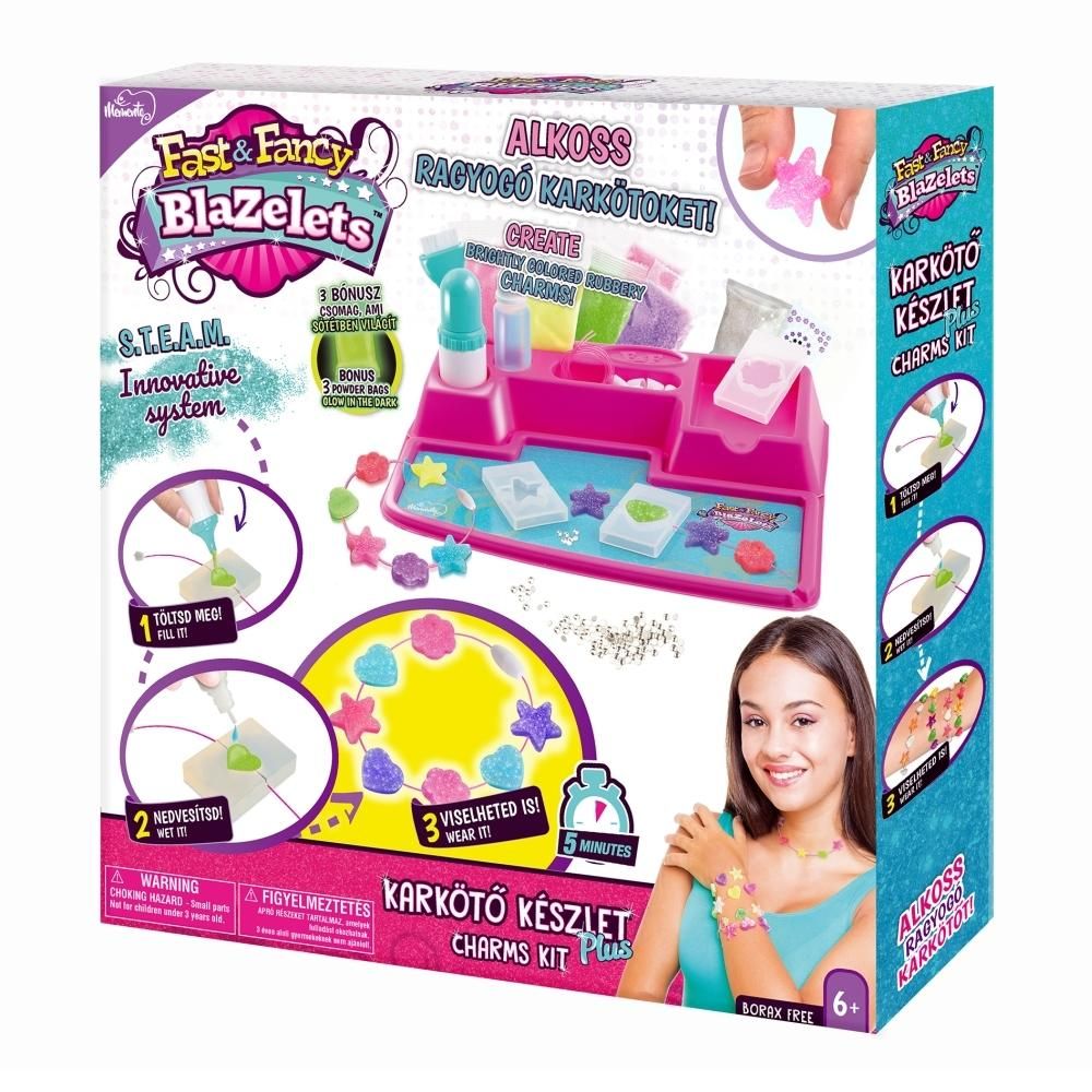 Fast and Fancy karkötőkészítő nagy készlet medálok