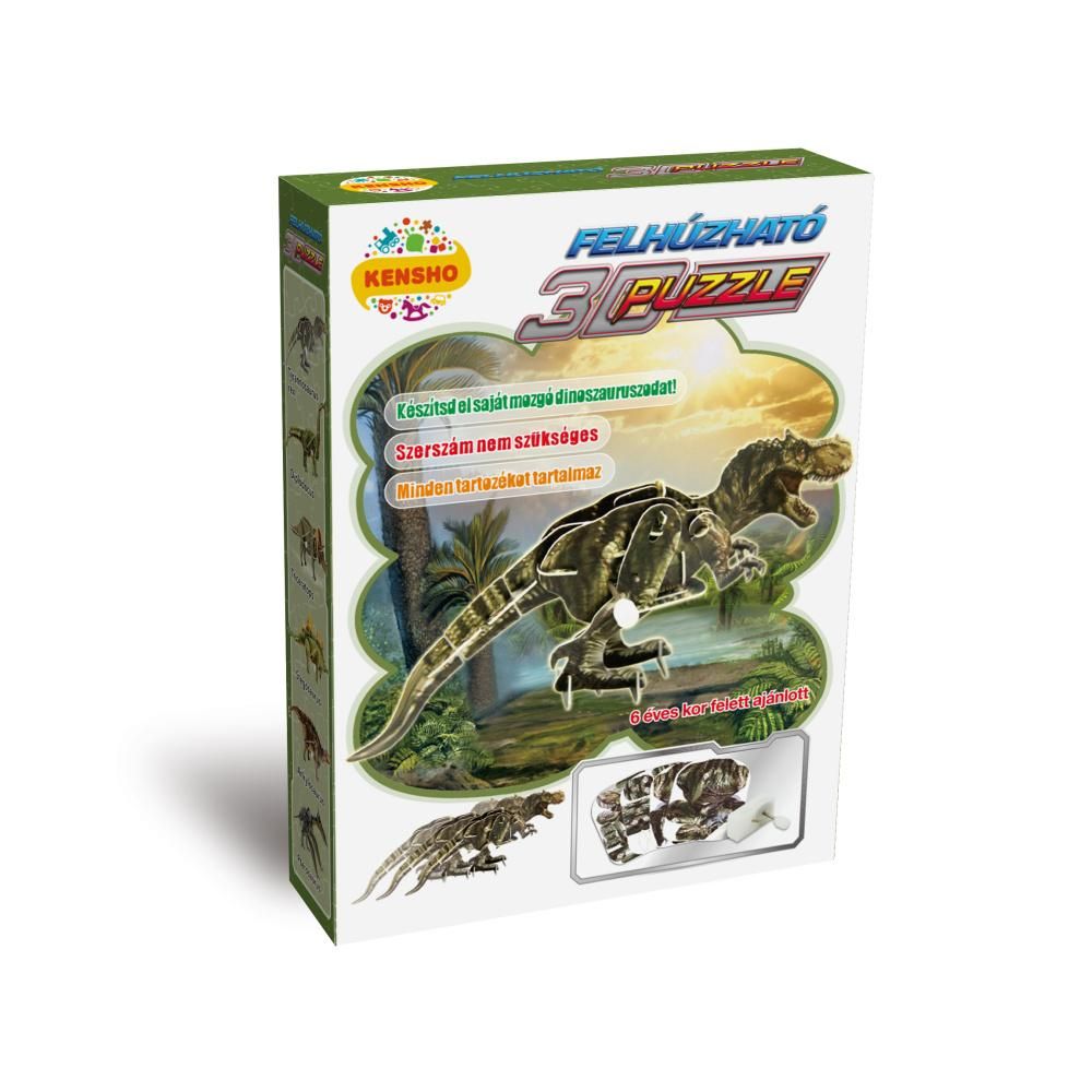 Felhúzható 3D puzzle - Tyrannosaurus Rex