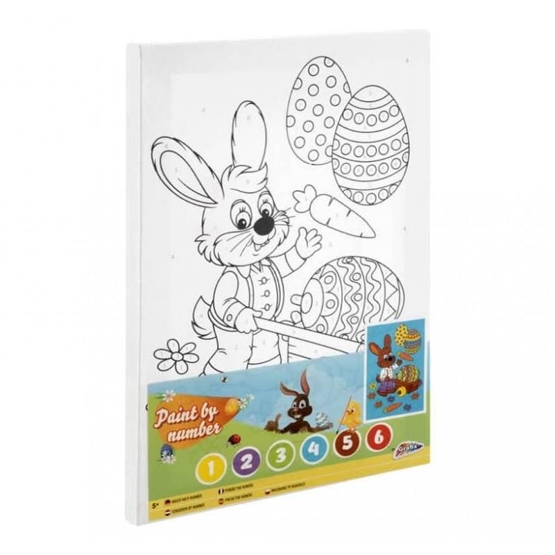 Festés számok szerint - Nyuszi tojással