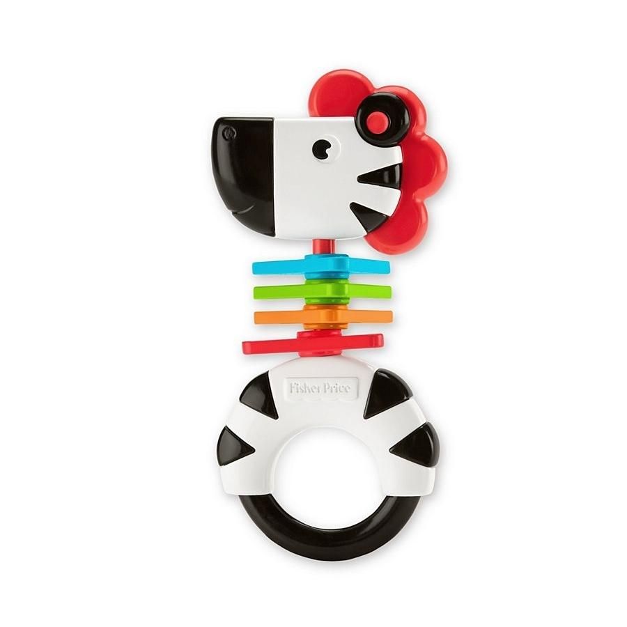 Fisher-Price Vadállati csörgő-rágóka - zebra