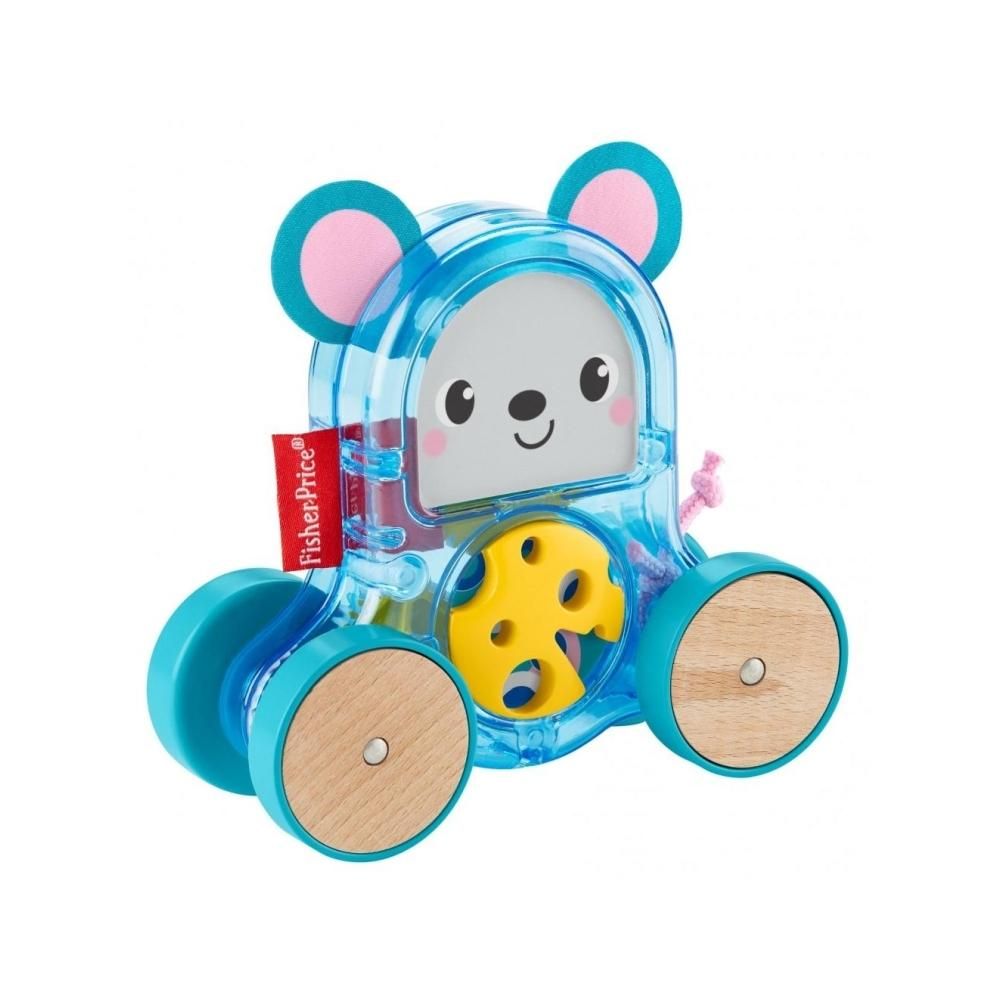 Fisher-Price Változatos anyagok gurulós állatok - egér