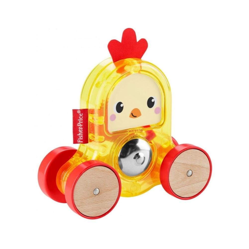 Fisher-Price Változatos anyagok gurulós állatok - kakas