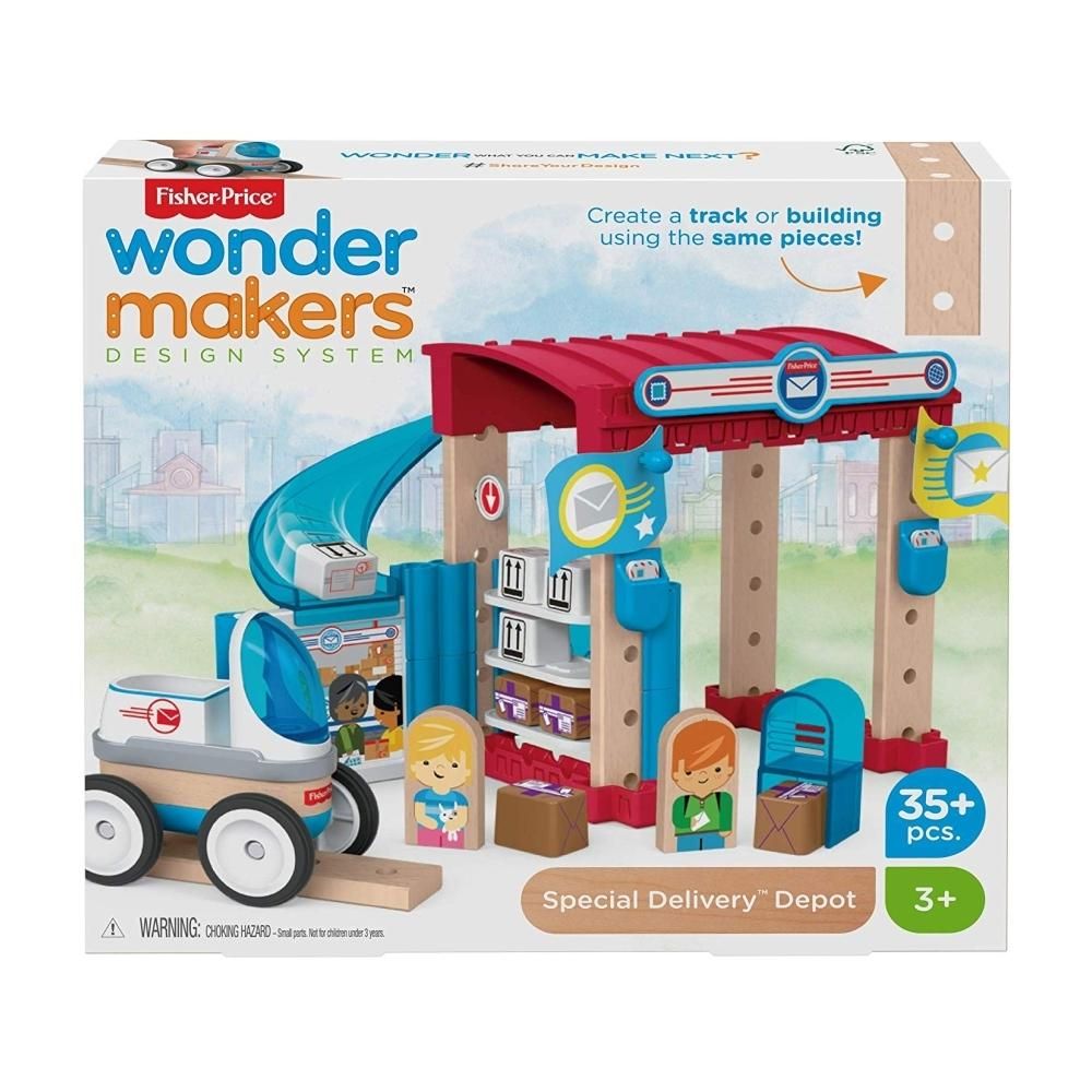 Fisher-Price Wonder Makers úticélok szett - csomagfeldolgozó