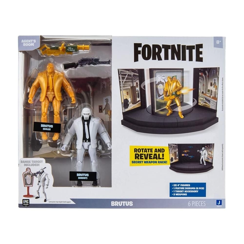 Fortnite 2 db-os figuracsomag kiegészítőkkel - Brutus