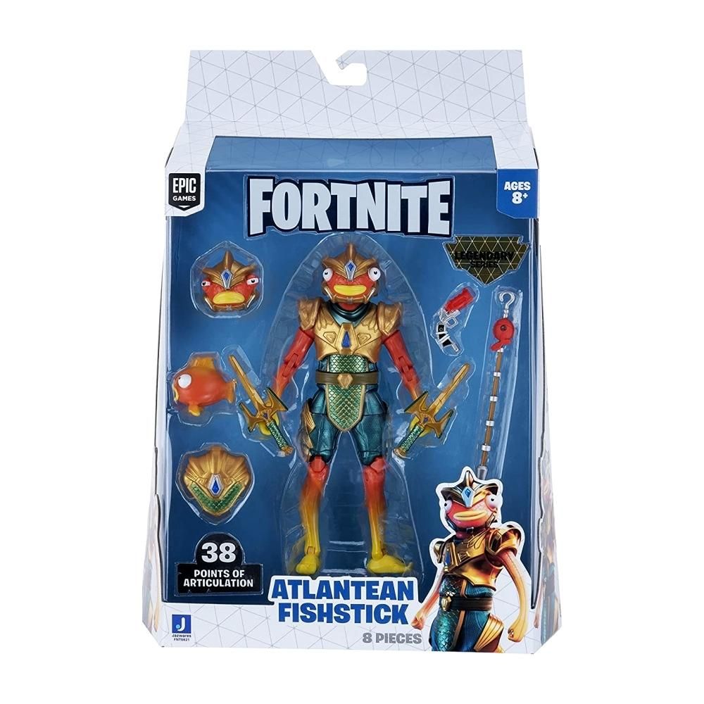 Fortnite Legendary Series akciófigura 15 cm, 8 db-os szett - Atlantean Fishstick