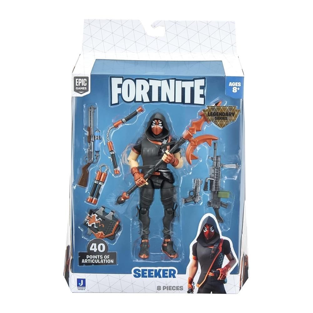 Fortnite Legendary Series akciófigura 15 cm, 8 db-os szett - Seeker
