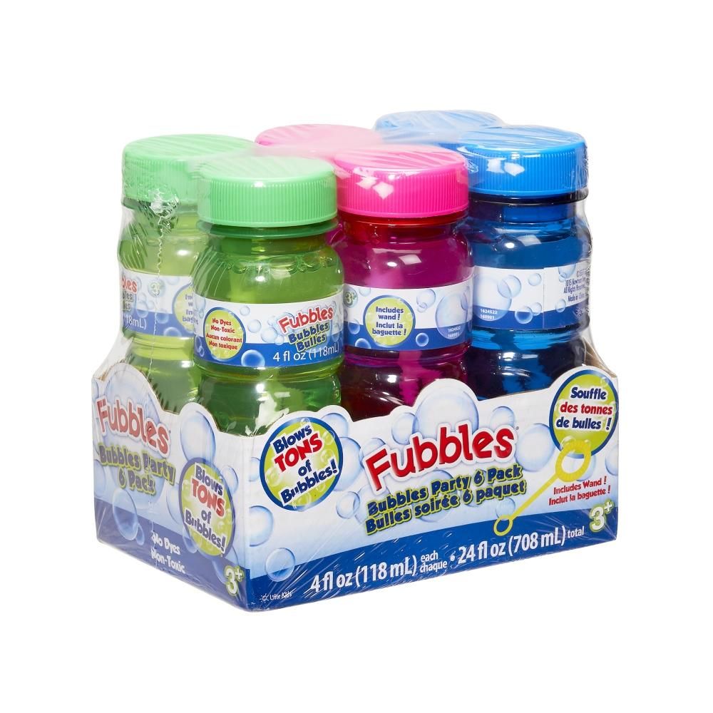 Fubbles Party buborékfújó készlet 6x118 ml