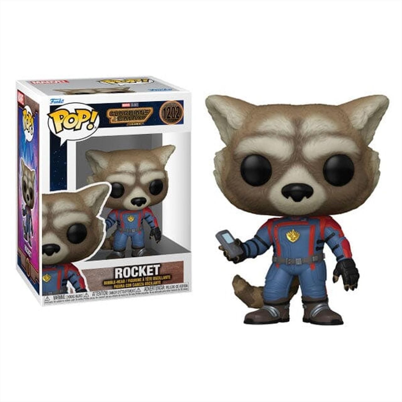 Funko Pop! A galaxis őrzői: 3. rész - Rocket figura
