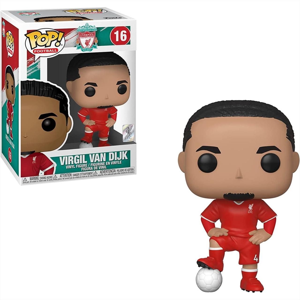Funko Pop! Liverpool Focisták: Virgil van Dijk figura