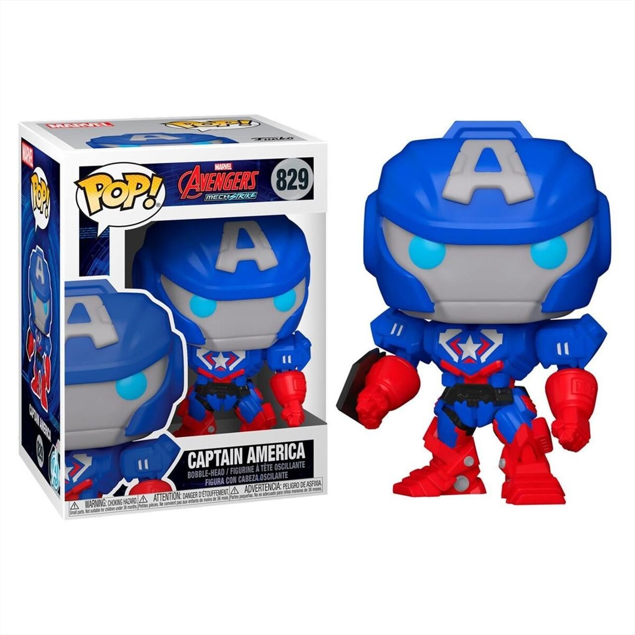 Funko Pop! Marvel Mech: Amerika kapitány figura