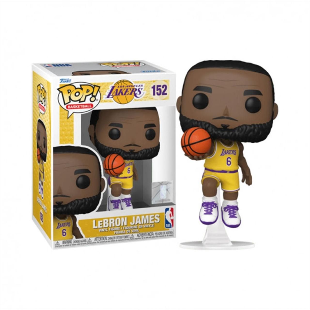 Funko Pop! NBA Játékosok - LeBron James figura sárga mezben