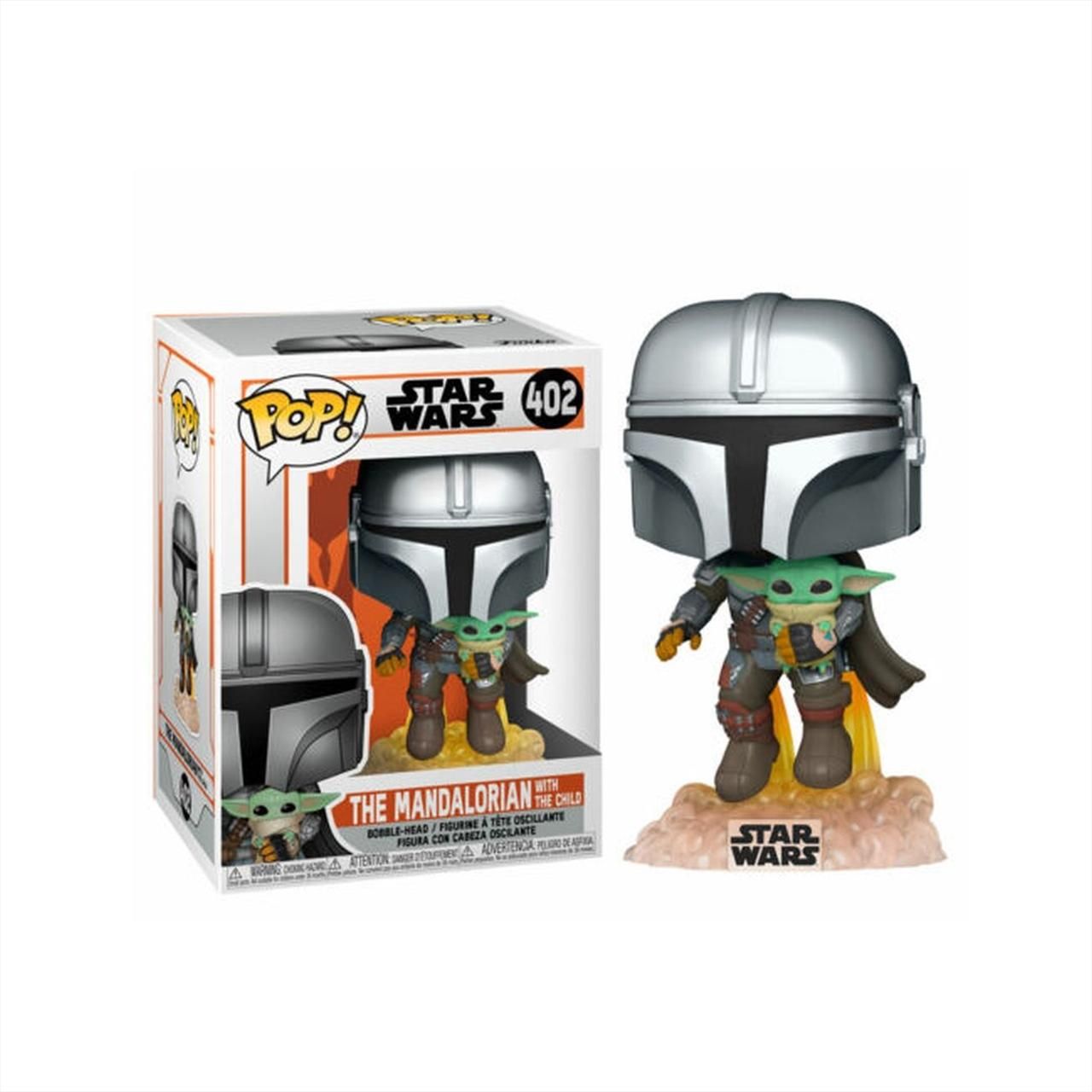 Funko Pop! Star Wars: Mandalorian - Mando repül Jet figurával