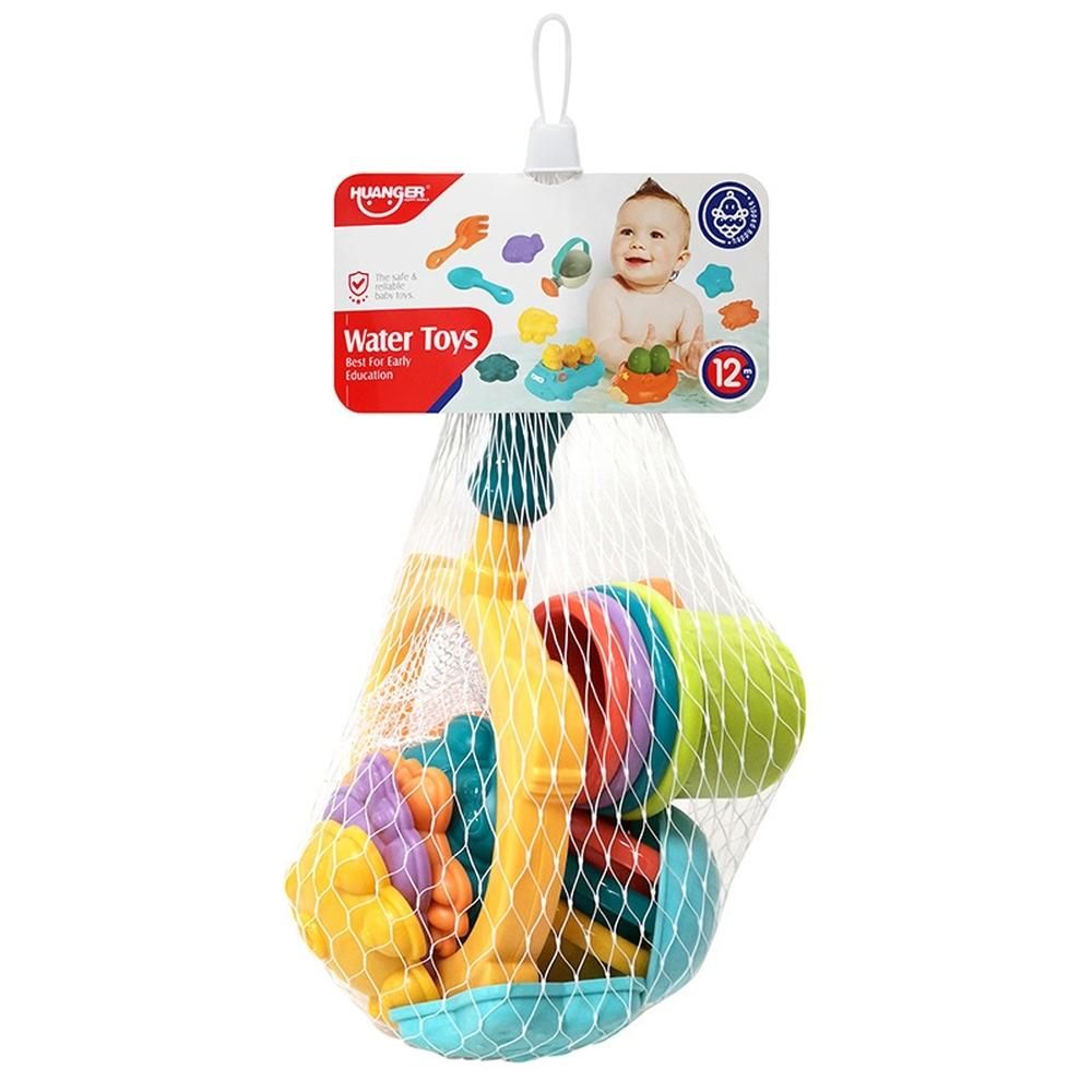 Fürdőjáték és homokozó szett 12 db-os