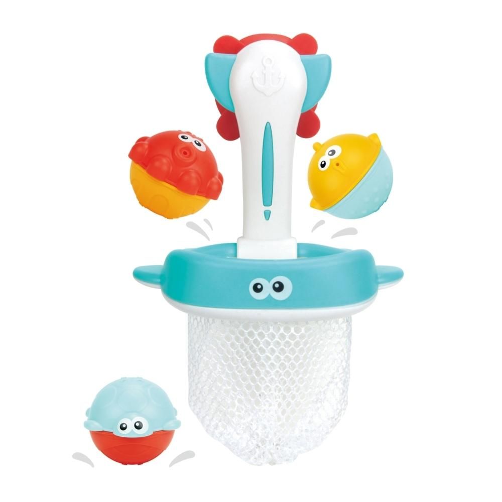 Fürdőjáték hálóval 4 db-os