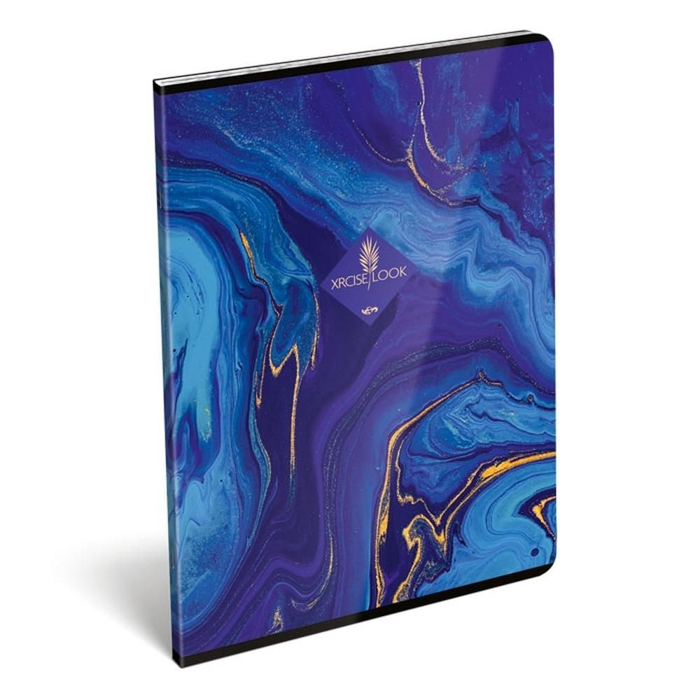 Füzet tűzött A4, 40 lapos, kockás - XRCise Look, Three