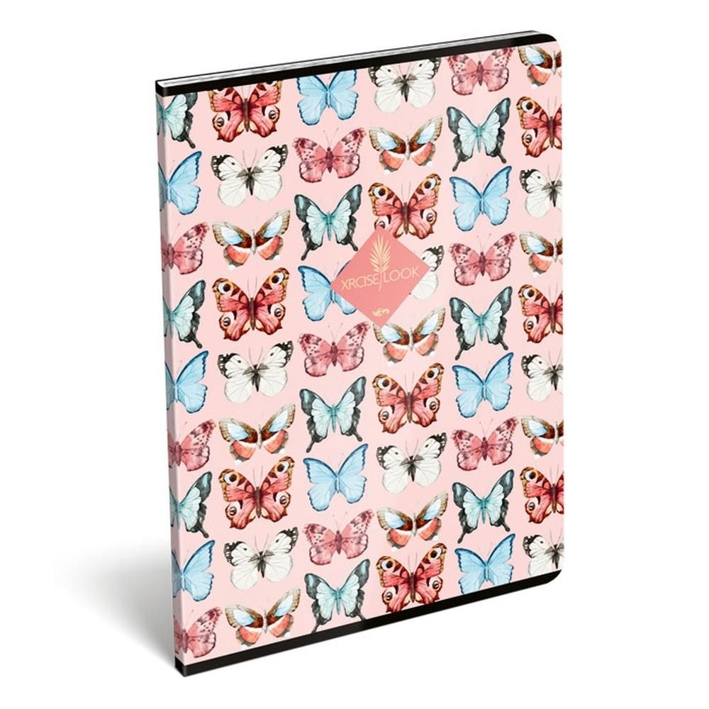 Füzet tűzött A4, 40 lapos, vonalas - XRCise Look, Seven