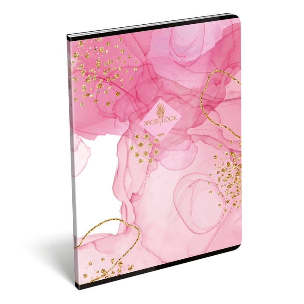 Füzet tűzött A4, 40 lapos, vonalas - XRCise Look, Six