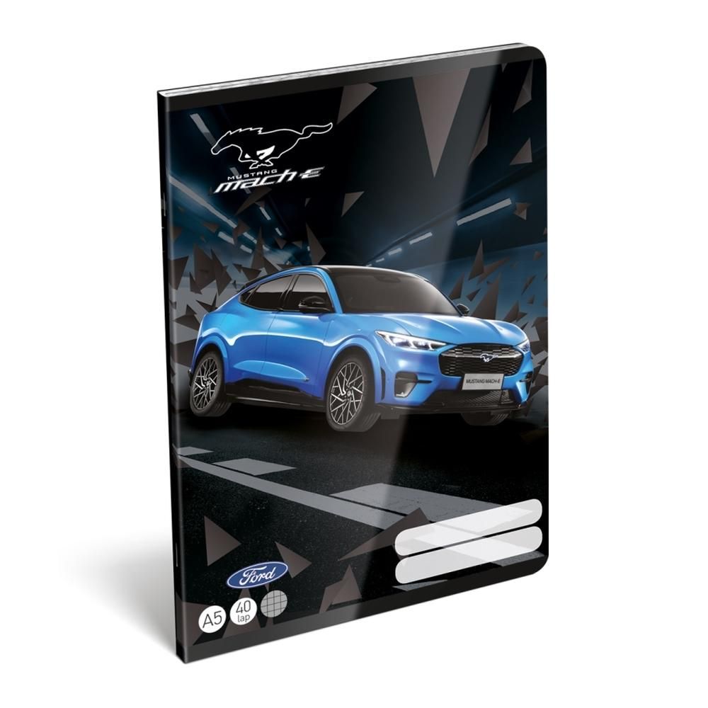 Füzet tűzött A5, 40 lapos, kockás - Ford Mustang Lightning