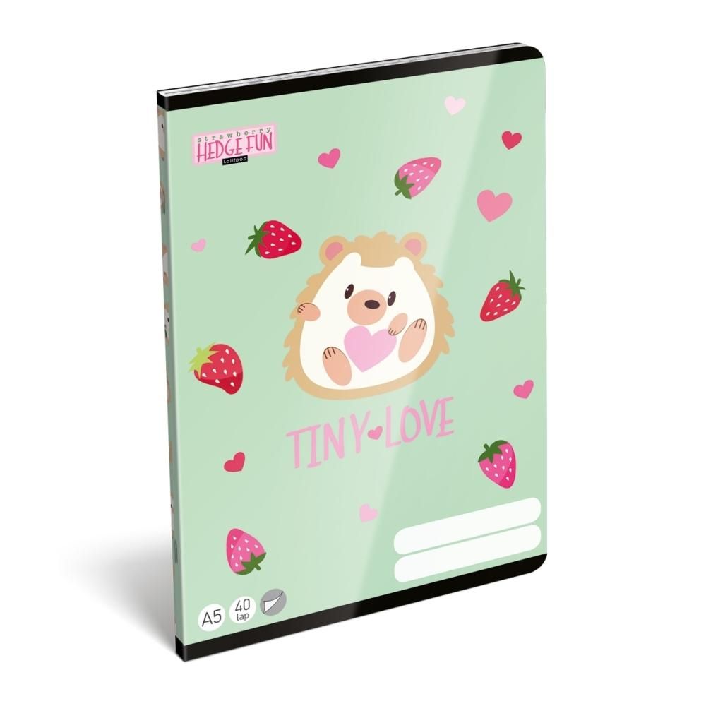 Füzet tűzött A5, 40 lapos, sima - Hedge Fun