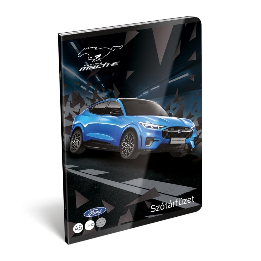 Füzet tűzött A5, 40 lapos, szótár - Ford Mustang Lightning