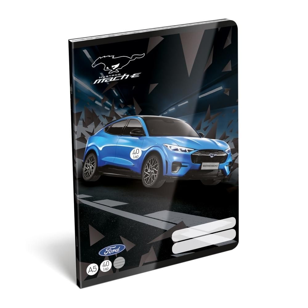 Füzet tűzött A5, 40 lapos, vonalas - Ford Mustang Lightning