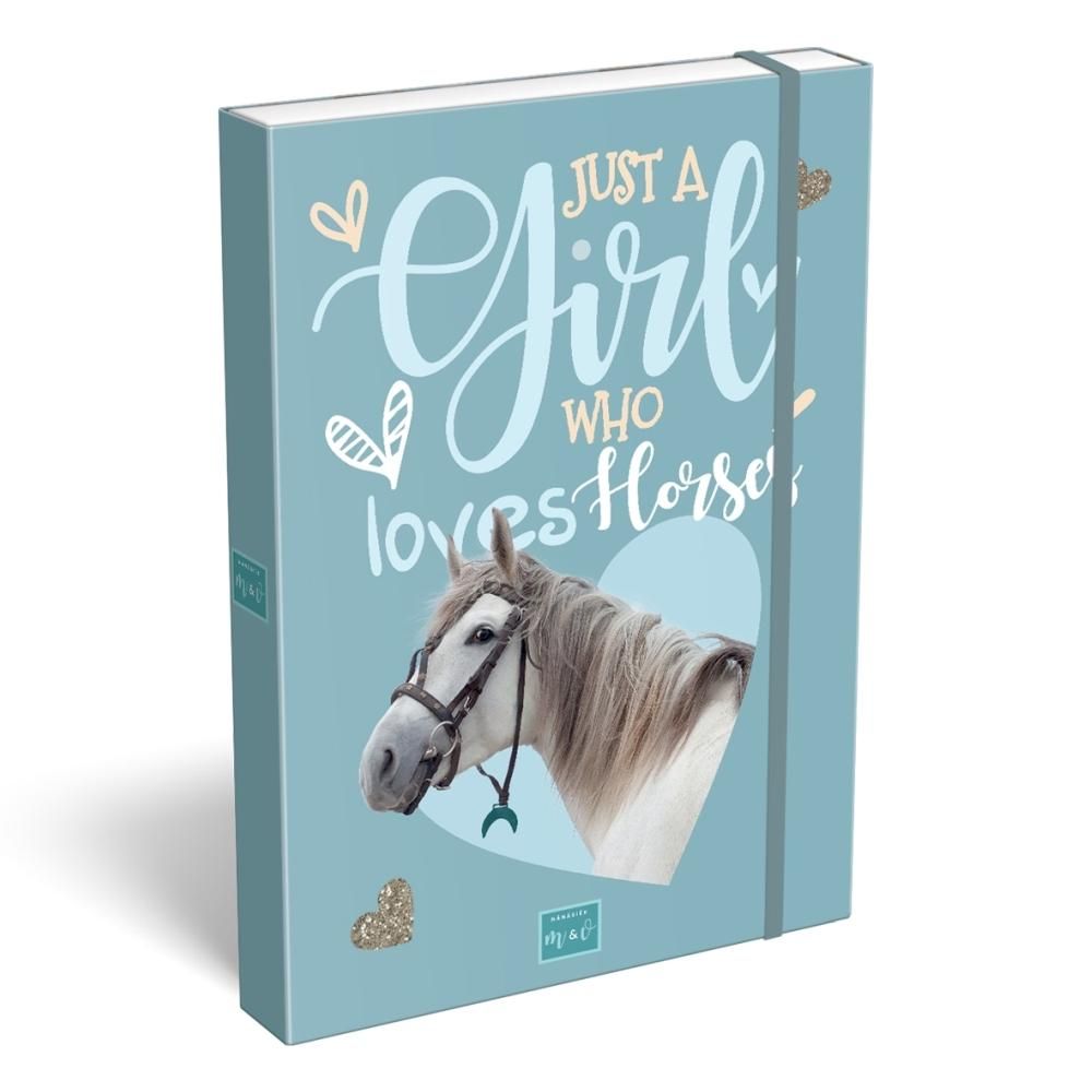 Füzetbox A4 - Mici, Horses 