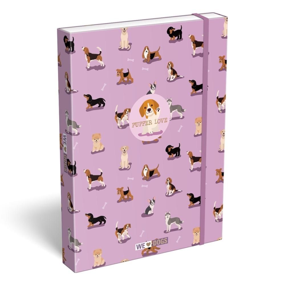 Füzetbox A4 - Pupper Love