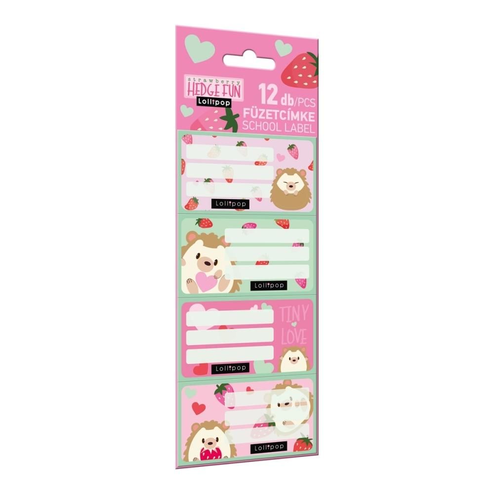 Füzetcímke, 12 db-os - Hedge Fun