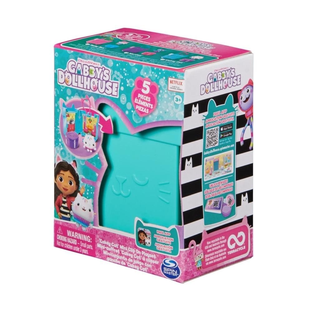 Gabi Babaháza Hordozható mini játékszett - Süti cica türkiz konyhája