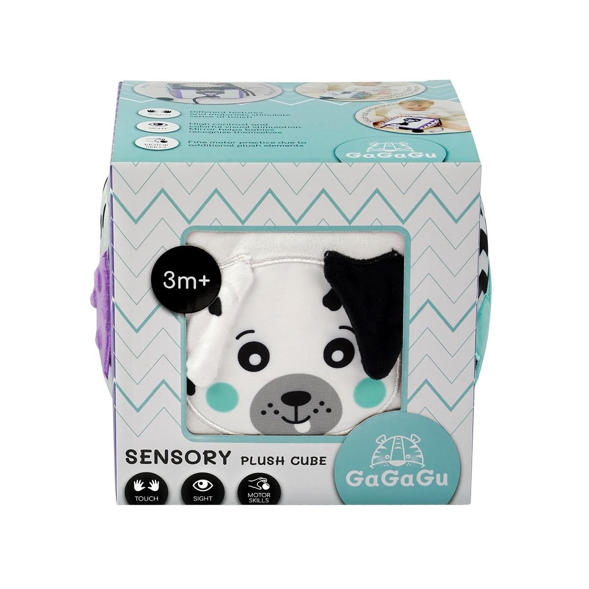 GaGaGu Plüss játszó kocka, 15 cm