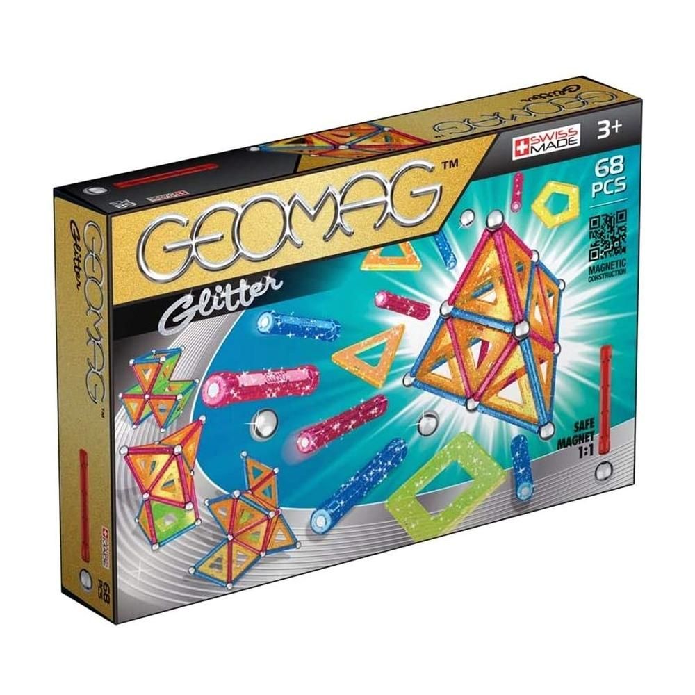 Geomag Glitter 68 db-os mágneses építőjáték