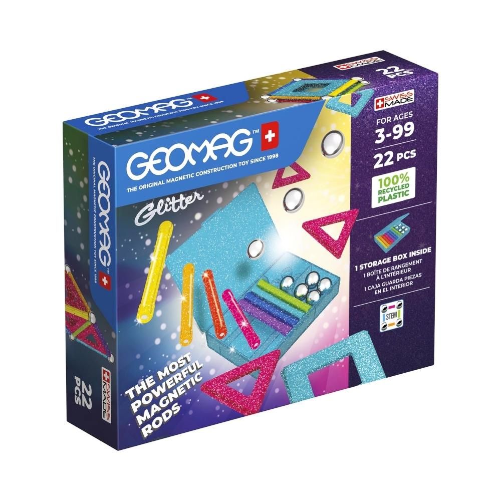 Geomag Glitter Panels 22 db-os mágneses építőjáték