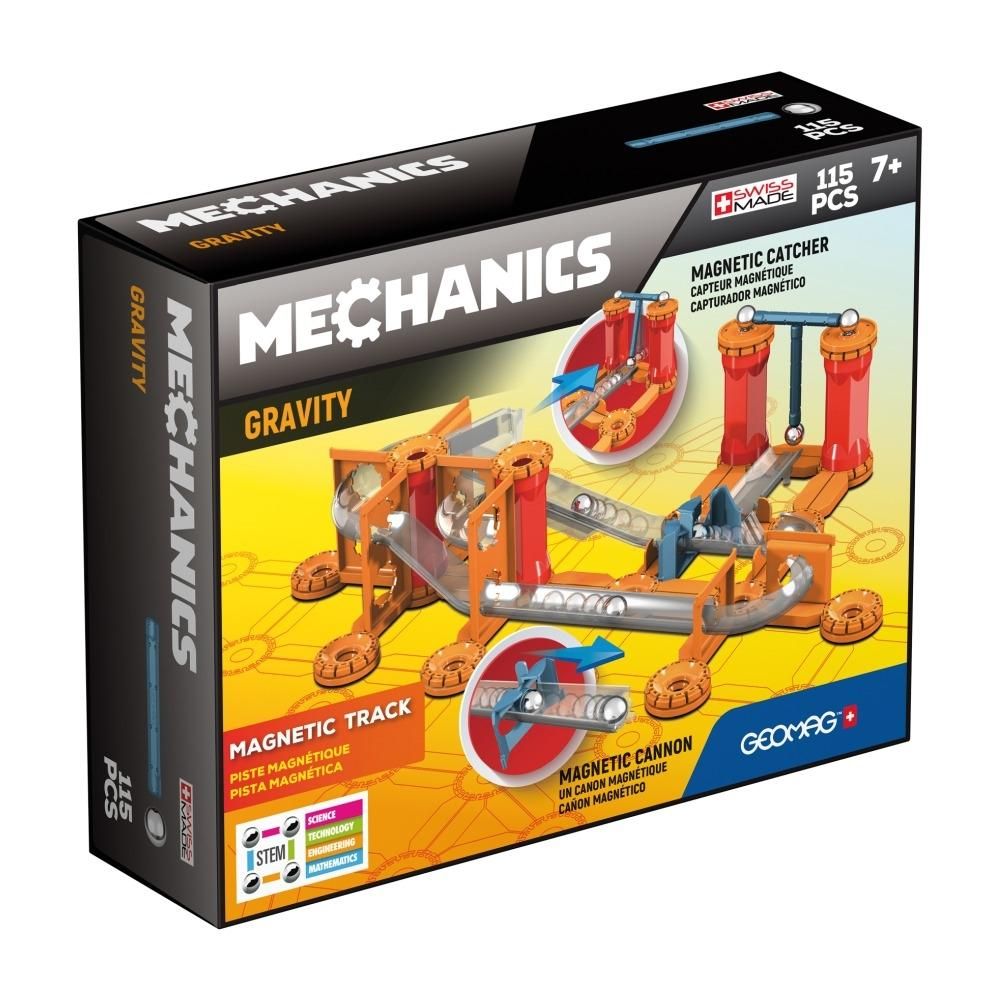 Geomag Mechanics Gravity Magnetic Track 115 db-os mágneses építőjáték