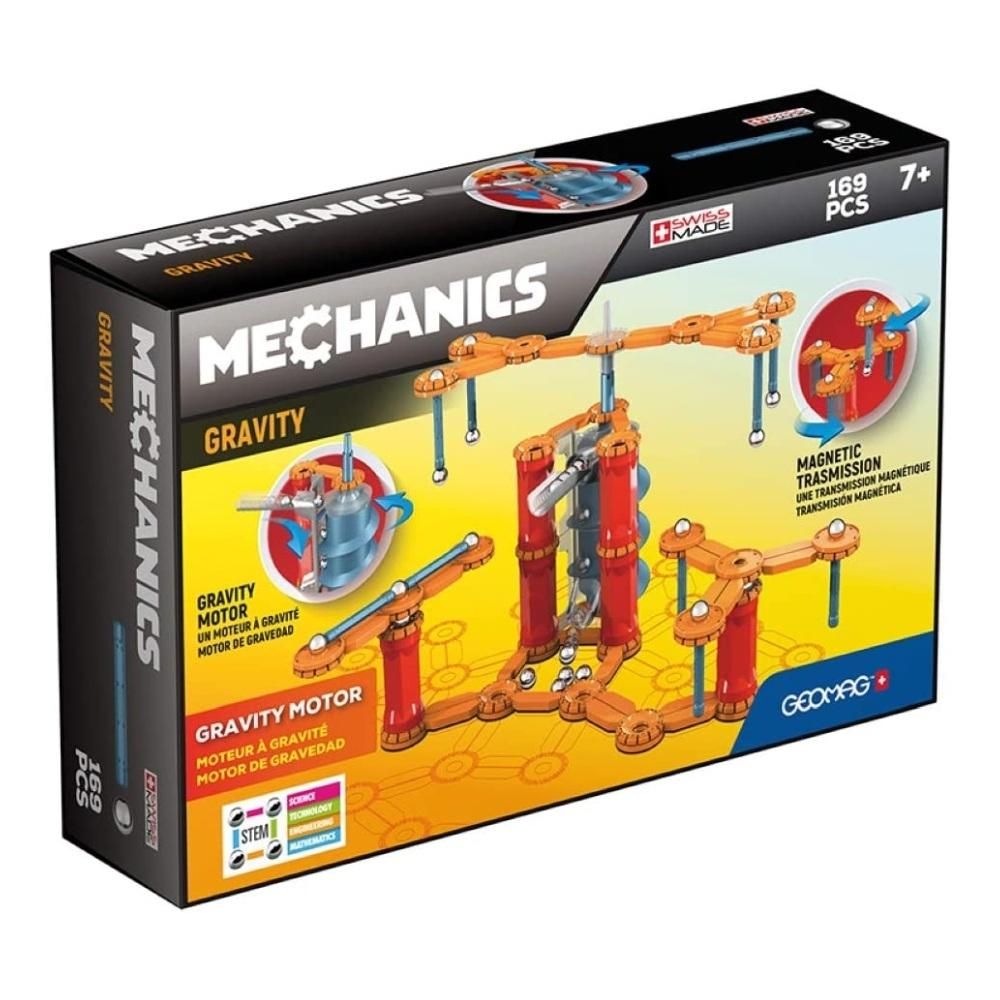Geomag Mechanics Gravity Motor 169 db-os mágneses építőjáték