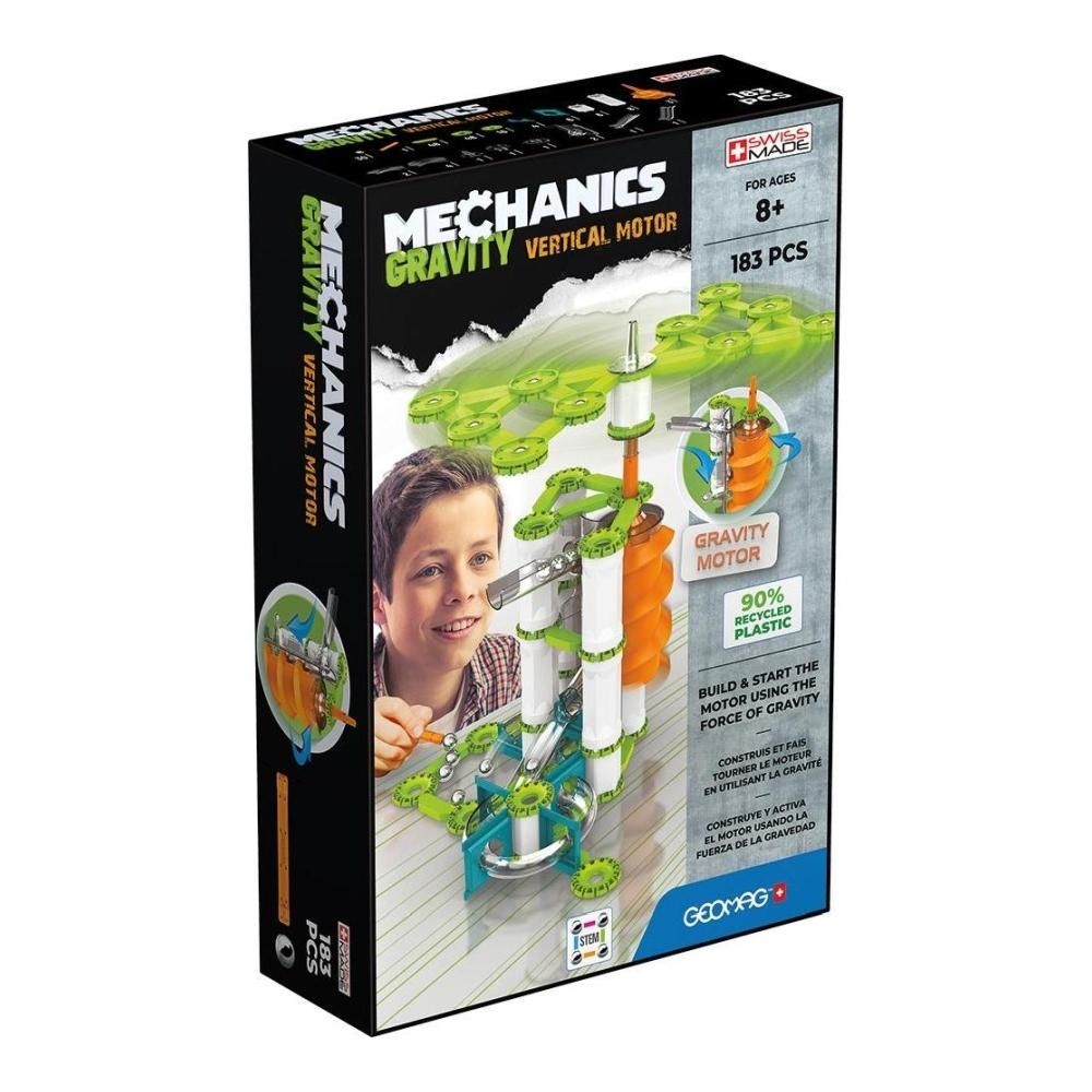 Geomag Mechanics Gravity Vertical Motor 183 db-os mágneses építőjáték
