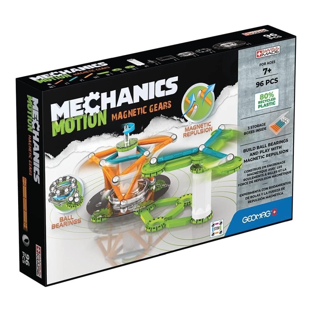 Geomag Mechanics Motion Magnetic Gears 96 db-os mágneses építőjáték