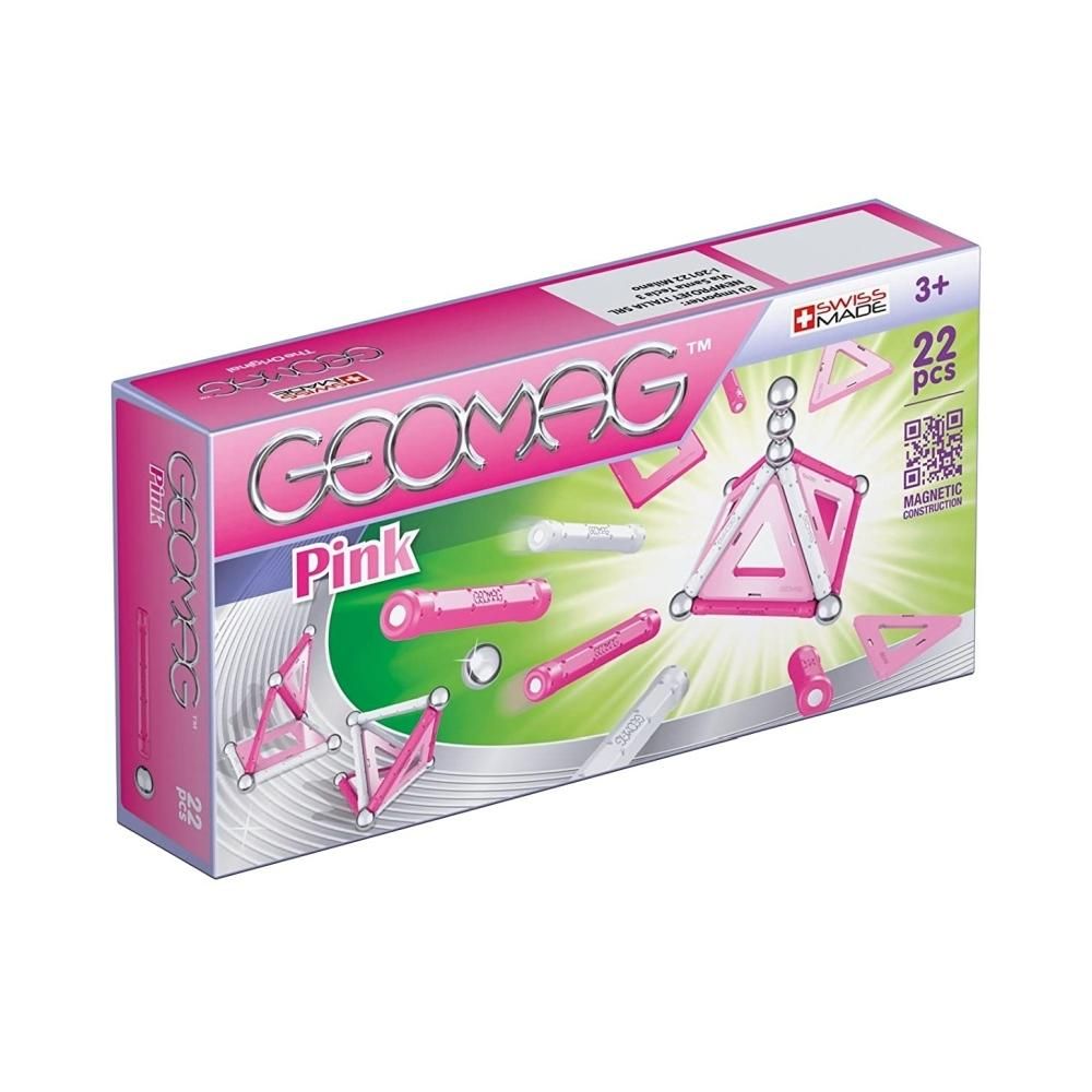 Geomag Pink 22 db-os lányos mágneses építőjáték
