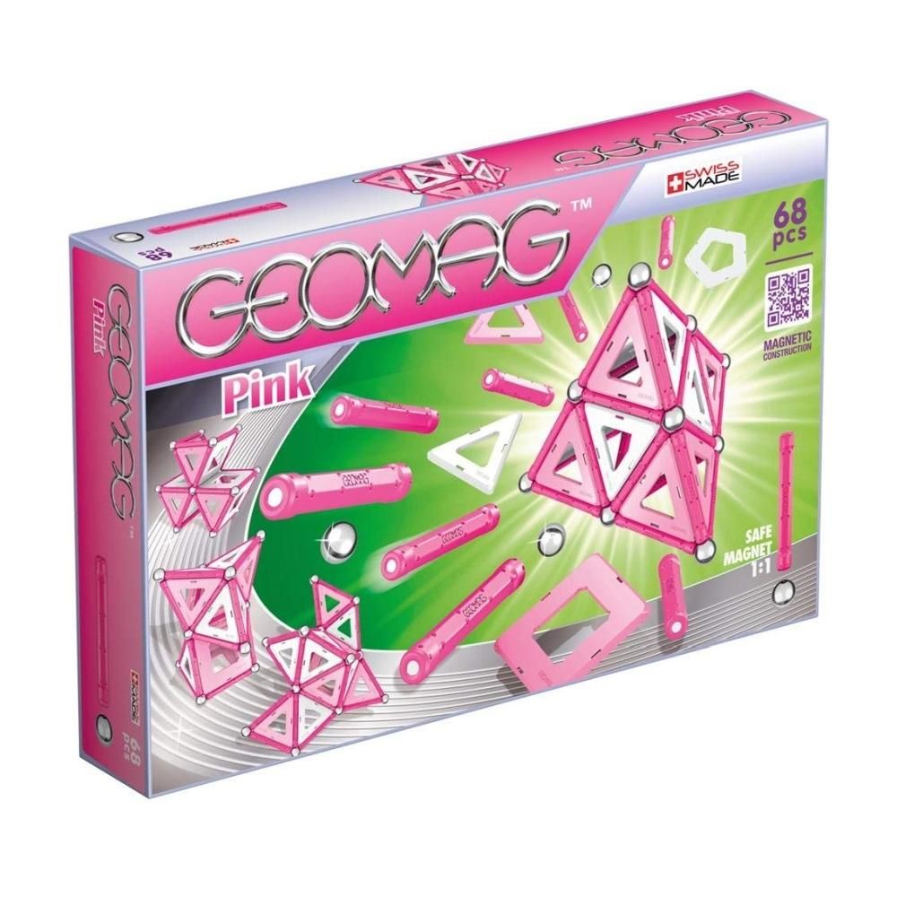 Geomag Pink 68 db-os lányos mágneses építőjáték