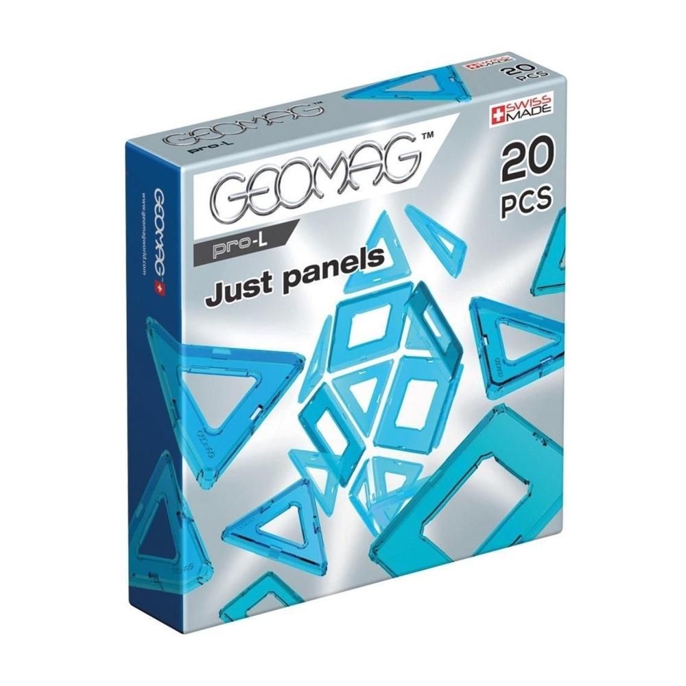 Geomag Pro-L csak panelek 20 db-os mágneses építőjáték