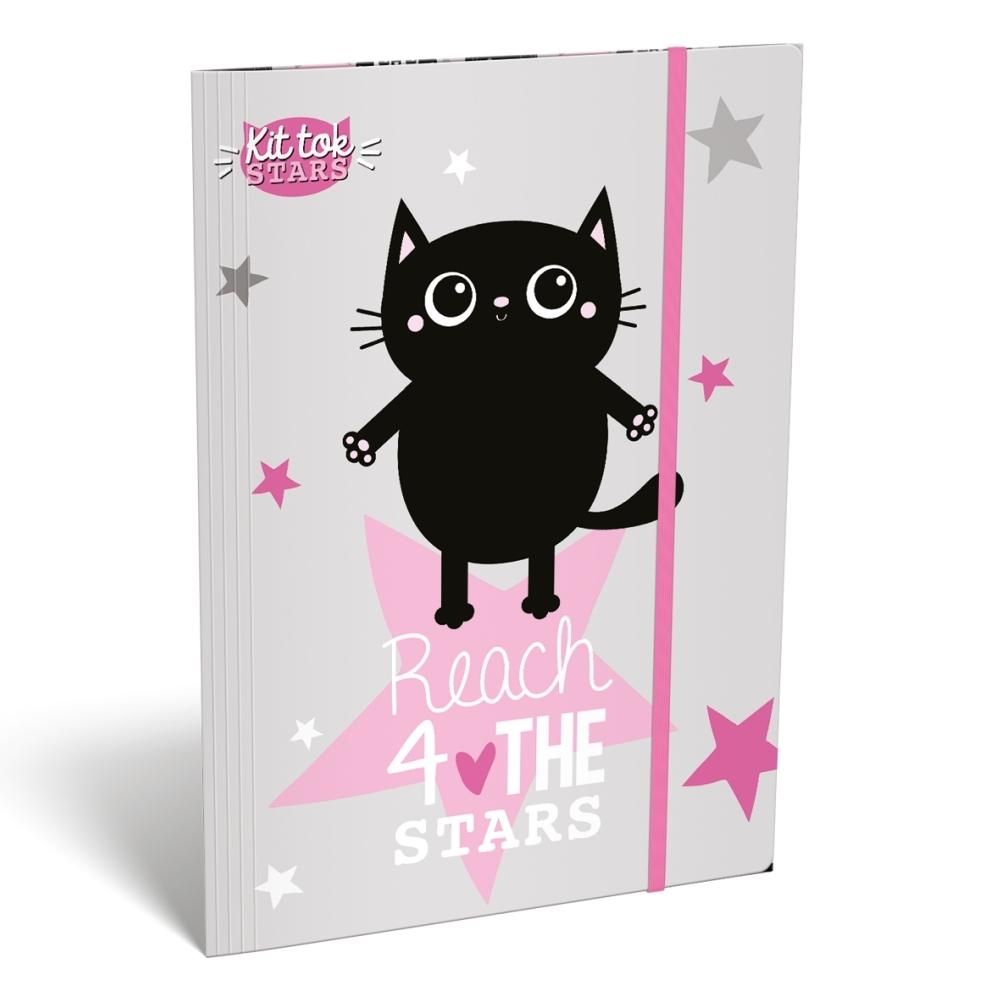 Gumis mappa A4 - Kit Tok Stars