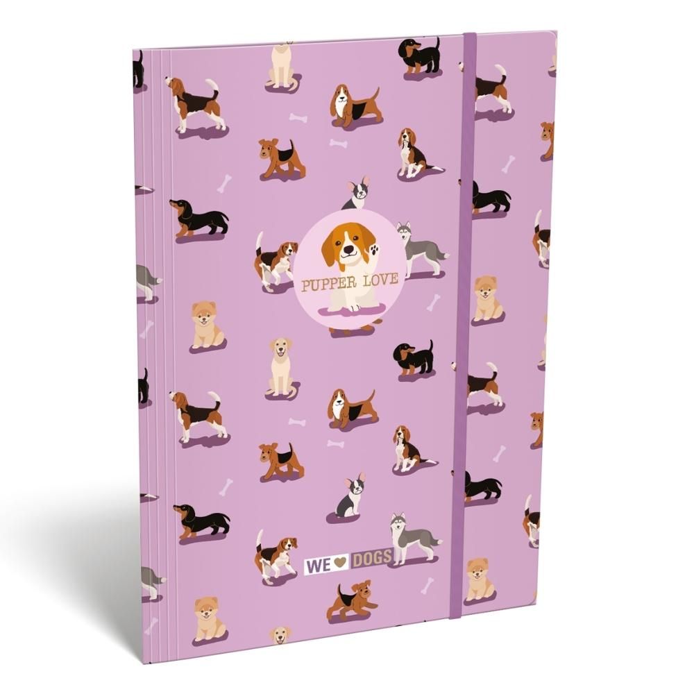 Gumis mappa A4 - Pupper Love