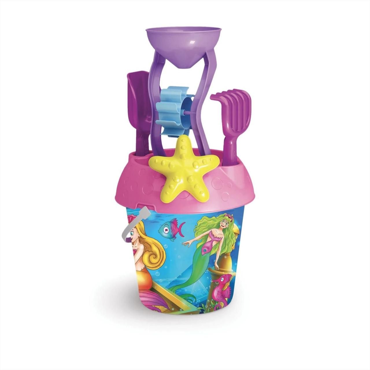 Hableányos homokozószett malommal