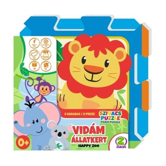Habszivacs szőnyeg puzzle - Vidám állatkert