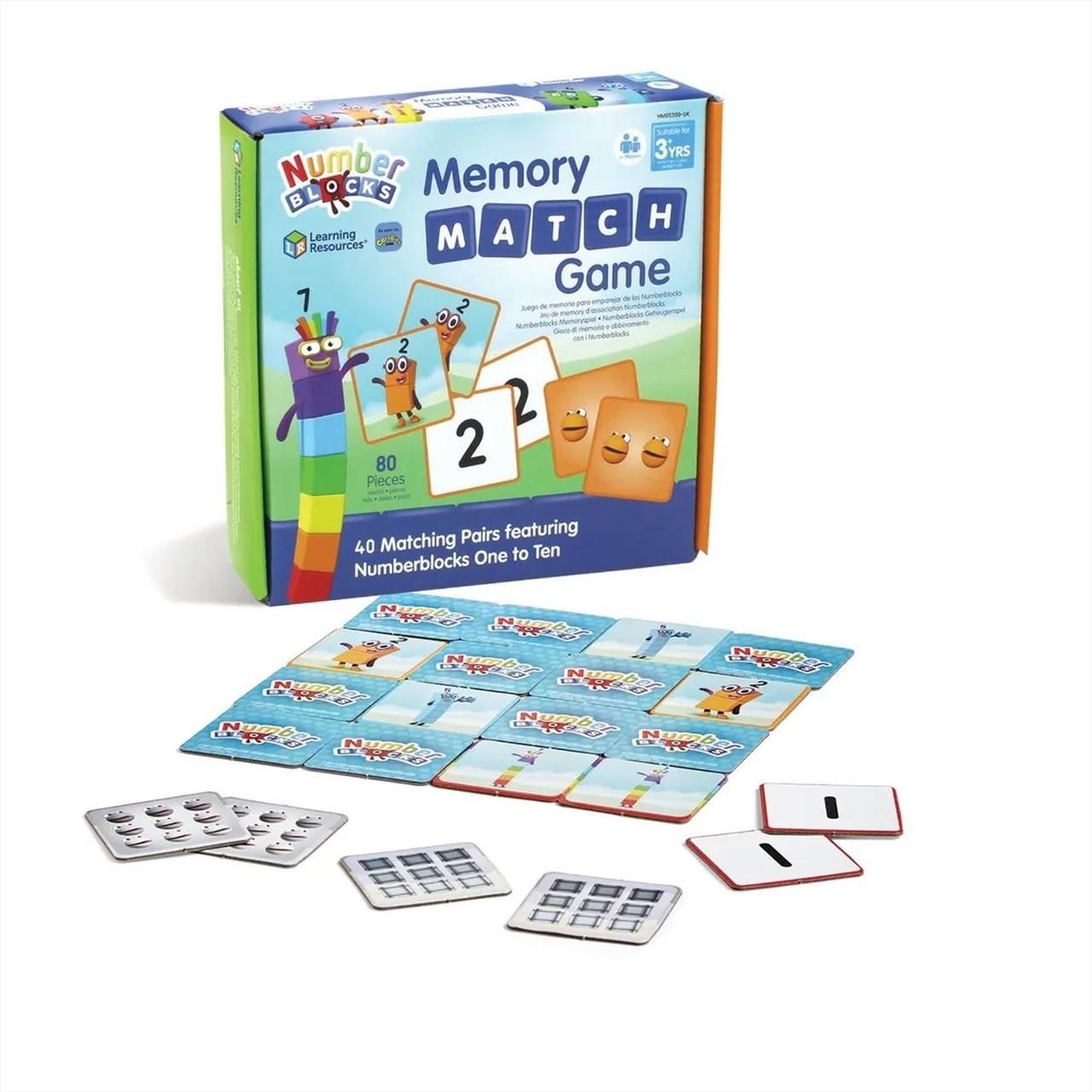 Hand2Mind Numberblocks memória játék