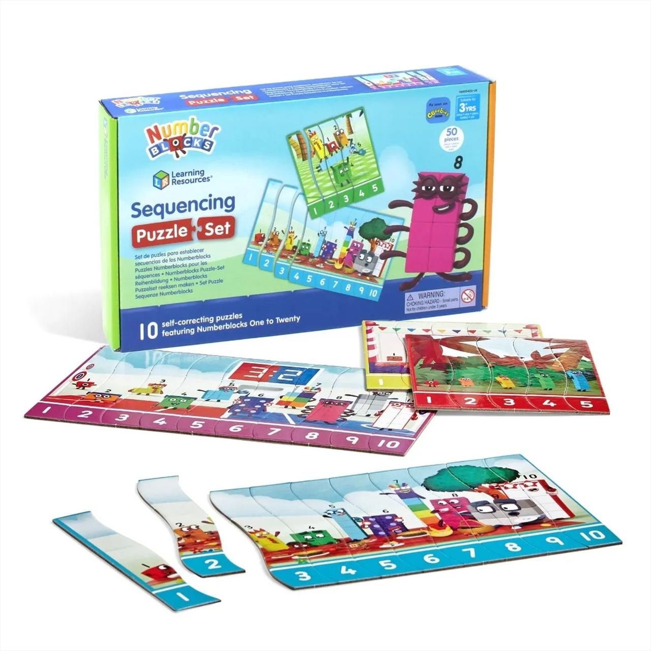 Hand2Mind Numberblocks számsorok puzzle