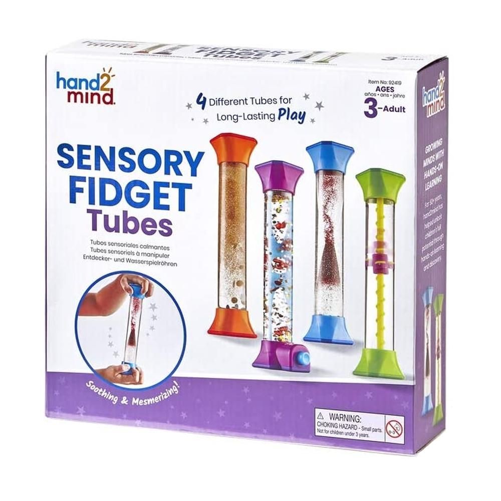 Hand2Mind Sensory Fidget Tubes - Stresszoldó henger