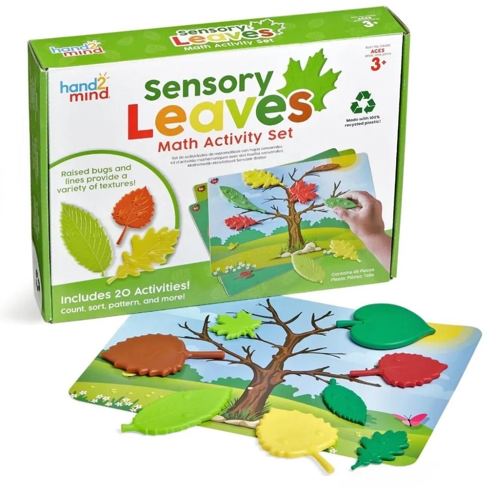 Hand2Mind Sensory Leaves - Szenzoros levelek öko fejlesztőjáték