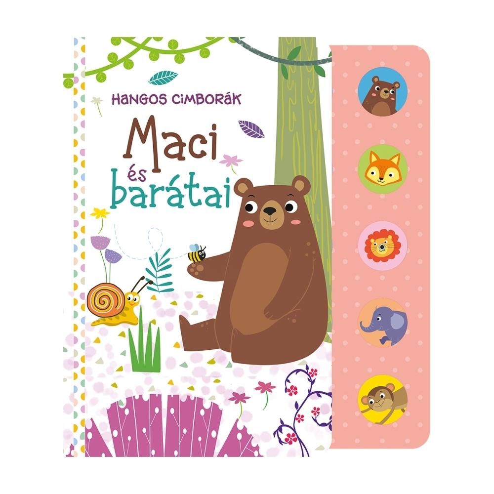 Hangos cimborák babakönyv - Maci és barátai