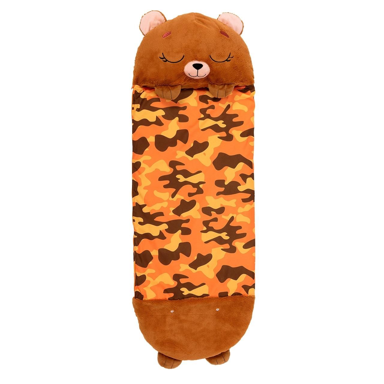 Happy Nappers 2 az 1-ben hálózsák - barna maci, 137 cm